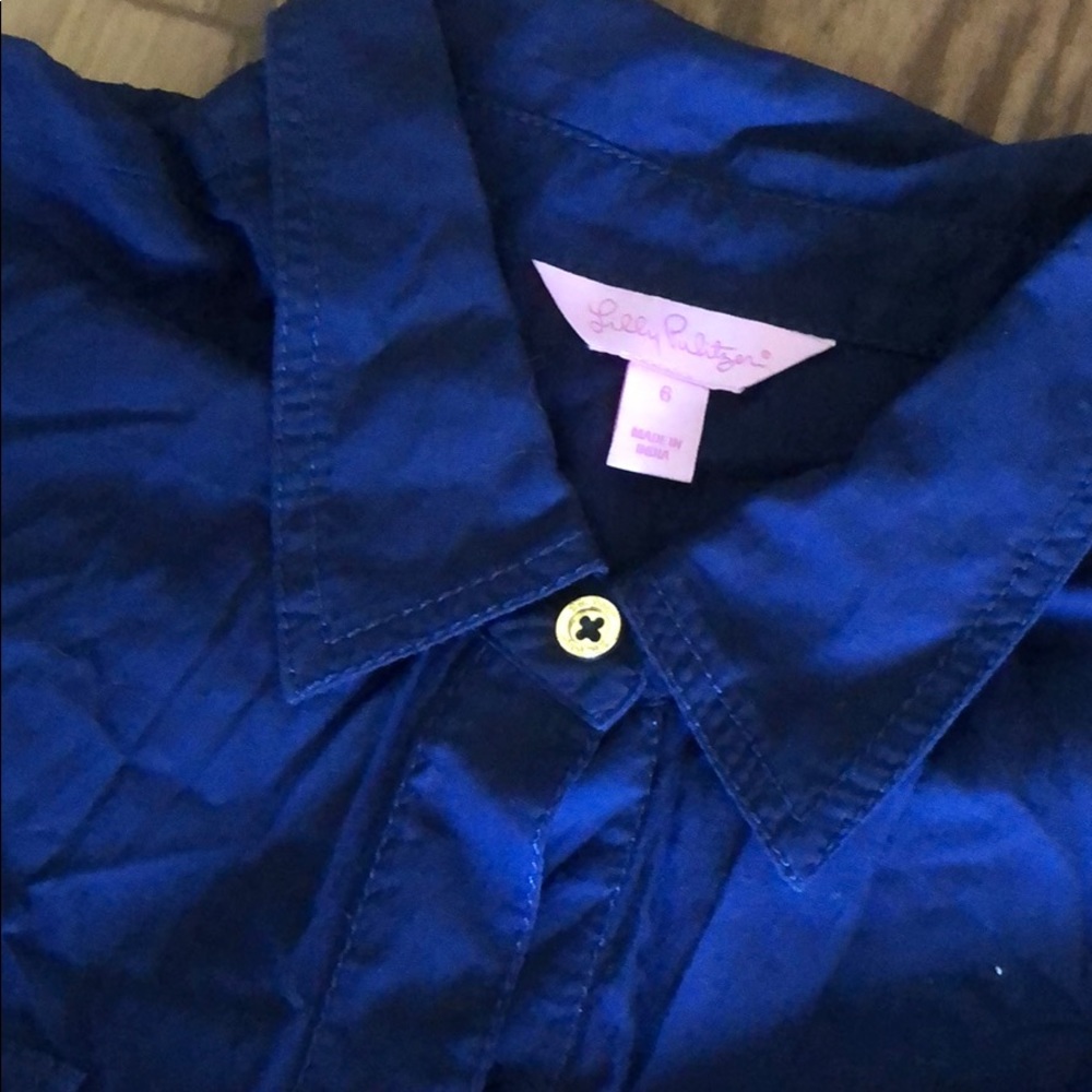 Lily Pulitzer long sleeve Button up